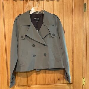 Steve Madden Gray Women's Double-Breasted Jacket